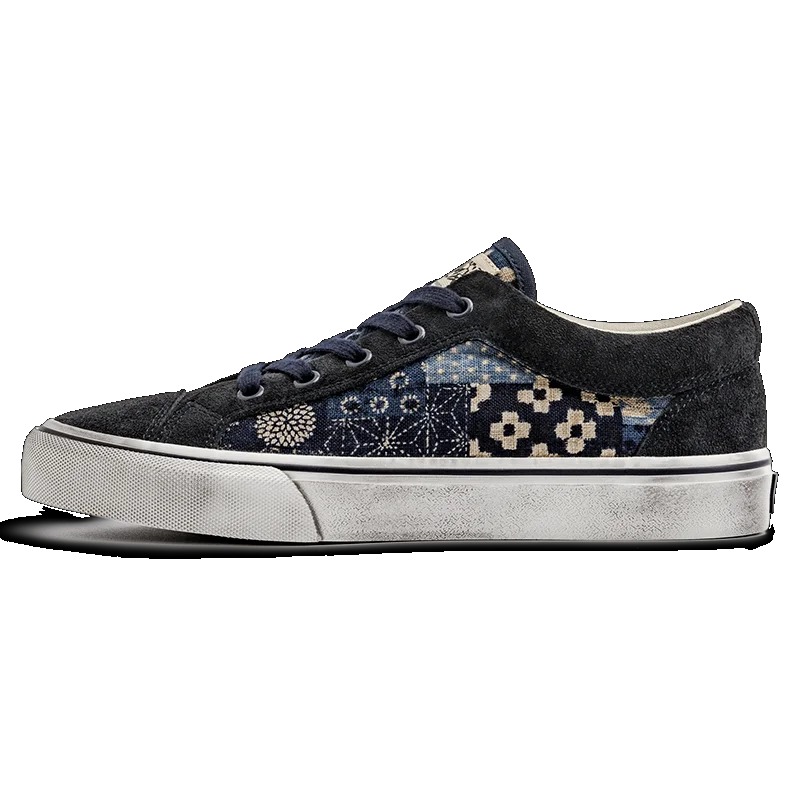 Men'S Shoes Japanese Brand - Herrenschuhe Japanischer Retro-Druck Canvas-Schuhe für Männer