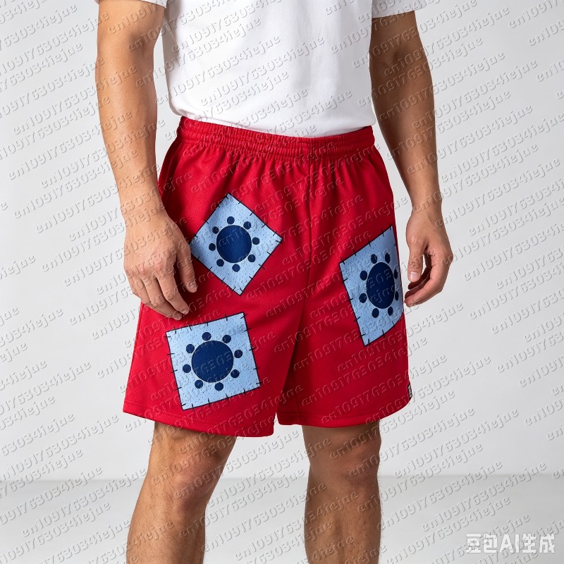Men Shoes Joggers - 2026 Anime Mesh-Shorts für Männer und
