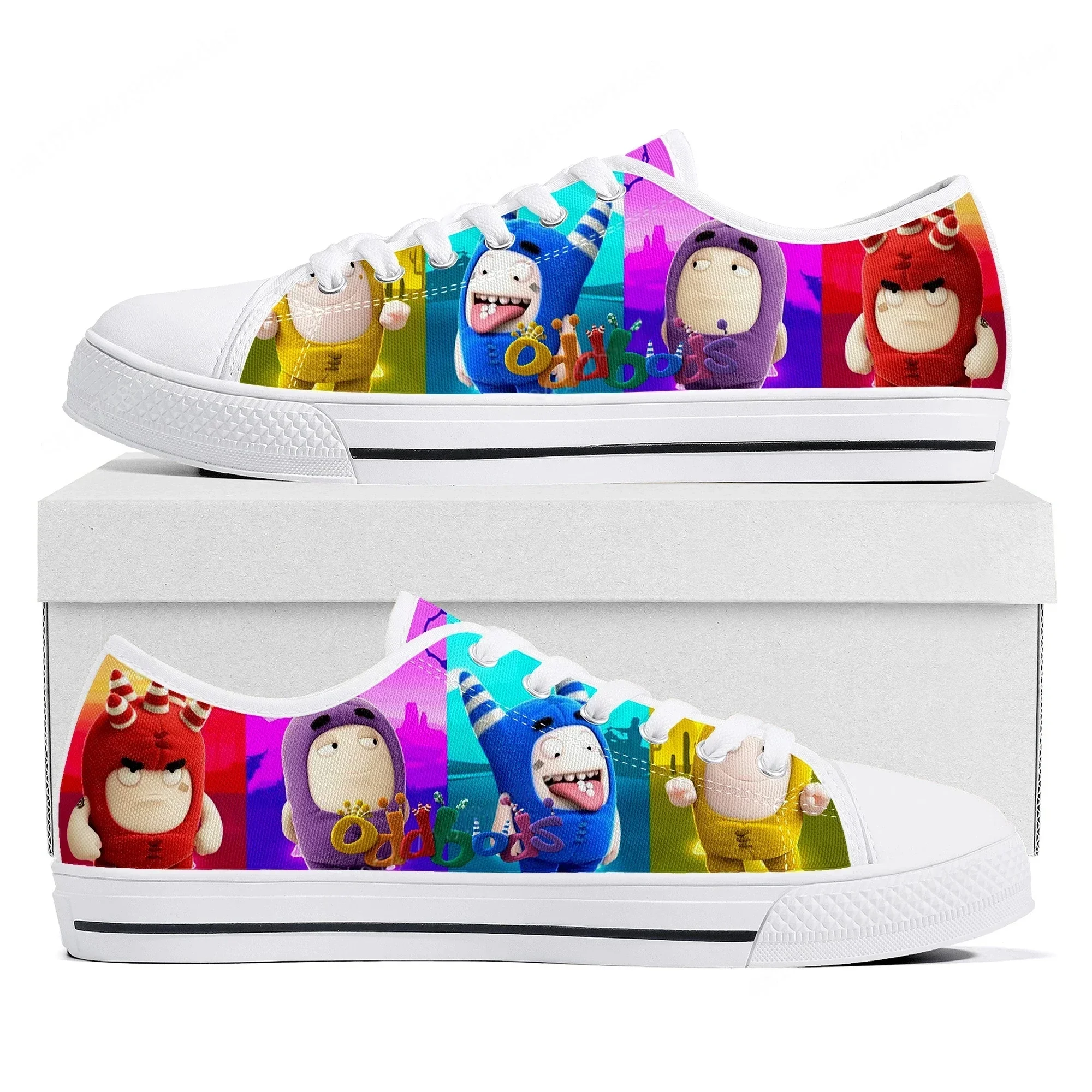 Men Shoes Singapore - Oddbods Low-Top-Sneaker für Damen und Herren,