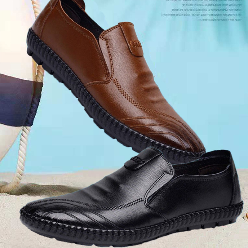 Men Shoes For Office Work - Männer PU Leder Loafer Keine Slip