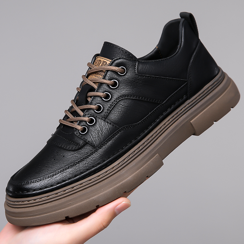 Men Shoes For Office Work - Herren-Boardschuhe mit dicken Sohlen, klassisch, bequem,