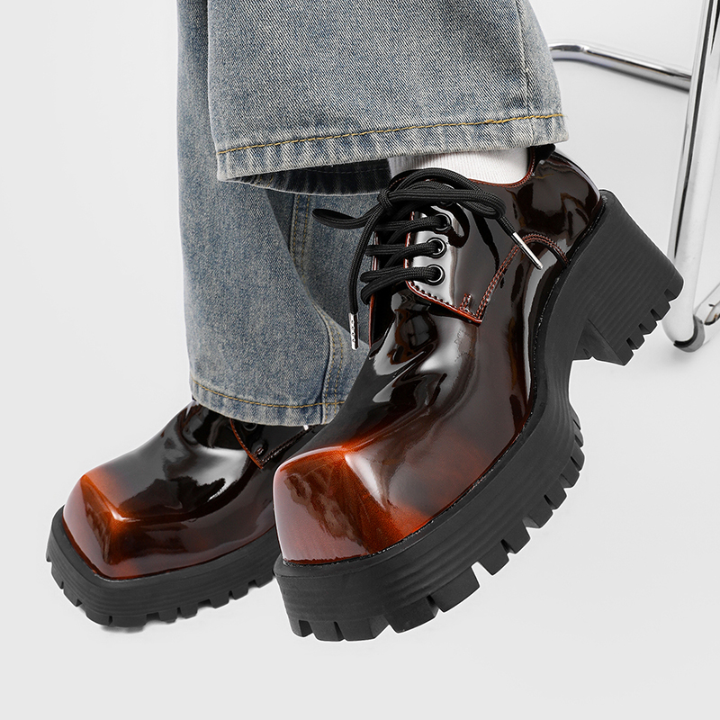 Herren-Lederschuhe mit dicken  – Men Shoes For Office Work Bewertung und Preis