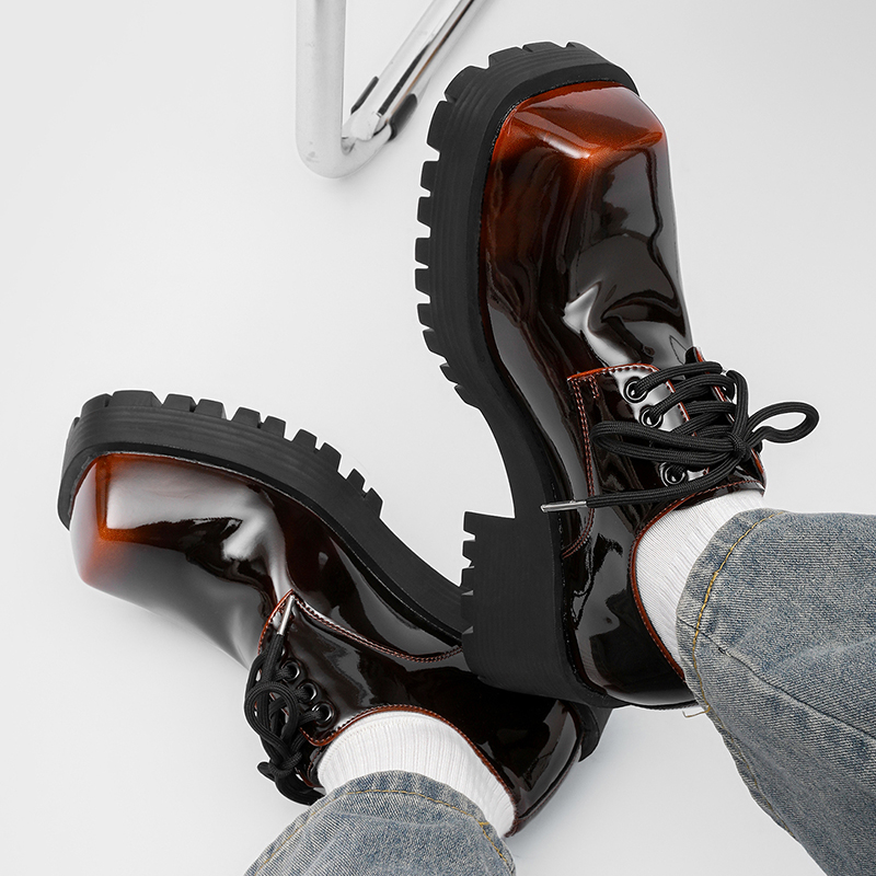 Herren-Lederschuhe mit dicken  – Men Shoes For Office Work Bewertung und Preis