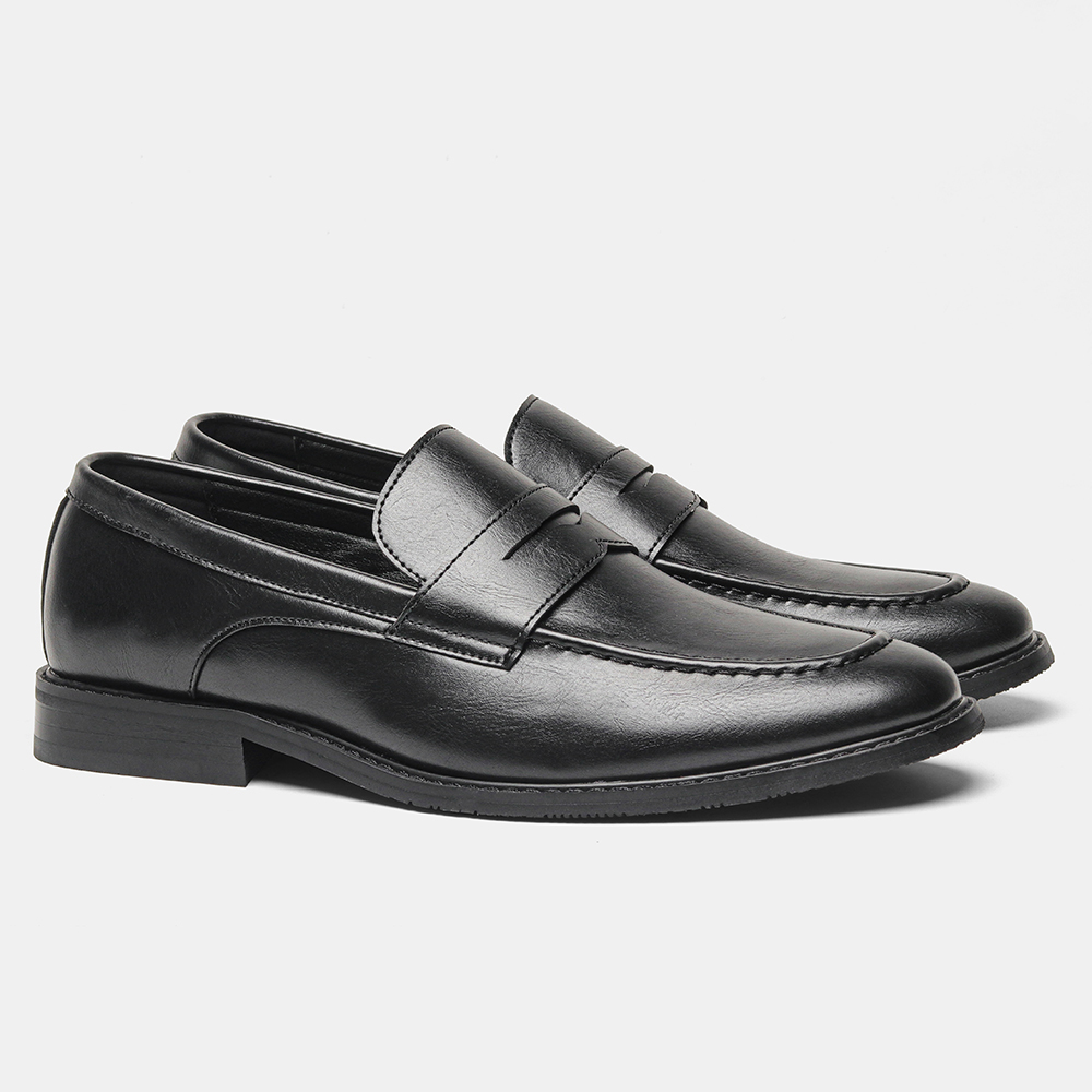 Herren Schwarze Penny Loafer K – Men Shoes For Office Work Bewertung und Preis