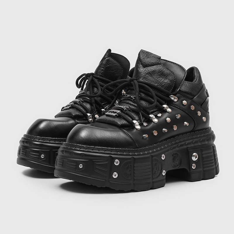 Neue Gothic-Punk-Plateauschuhe – Men'S Shoes With Height Increase Bewertung und Preis
