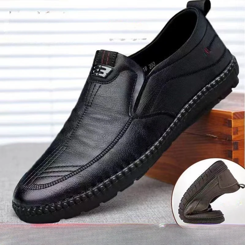 Herren Leder Slipper rutsch fe – Men Shoes For Office Work Bewertung und Preis