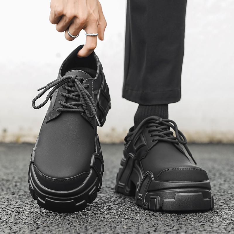 Männer Plattform Lederschuhe f – Men Shoes For Office Work Bewertung und Preis
